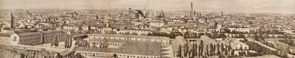 Vista di Bologna da San Michele in Bosco 1888